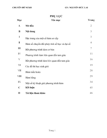 Sáng kiến kinh nghiệm Một bài toán thường gặp về của phương trình và bất phương trình hàm