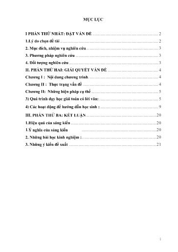 Sáng kiến kinh nghiệm Một số biện pháp giúp học sinh lớp 3 giải toán có lời văn