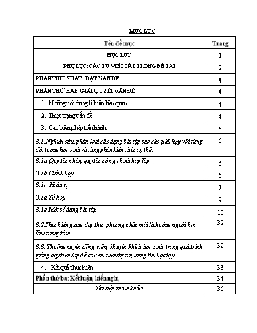 Sáng kiến kinh nghiệm Một số dạng bài tập áp dụng đại số tổ hợp trong công tác bồi dưỡng học sinh giỏi Toán 6