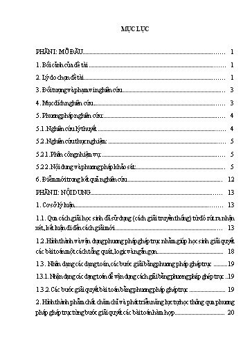 SKKN Bồi dưỡng phẩm chất chăm chỉ; Phát triển năng lực tự học, năng lực giải quyết vấn đề trong việc sử dụng phương pháp ghép trục một số bài toán liên quan đến hàm hợp cho học sinh khối 12