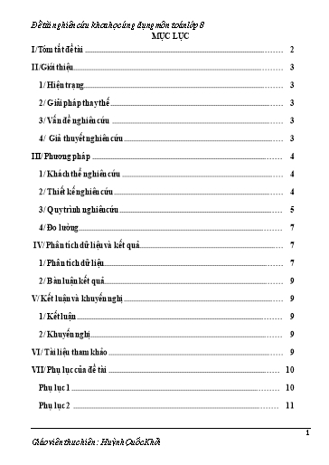 SKKN Việc chứng minh các định lí trong chương I - Tứ giác sẽ rèn luyện được kĩ năng, phương pháp giải toán có sử dụng yếu tố vẽ đường phụ trong hình học của học sinh lớp 8 trường THCS Phường 4